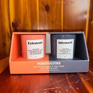 Room Essentials Personalities
Soy Blend Candle Two-Pack gift set